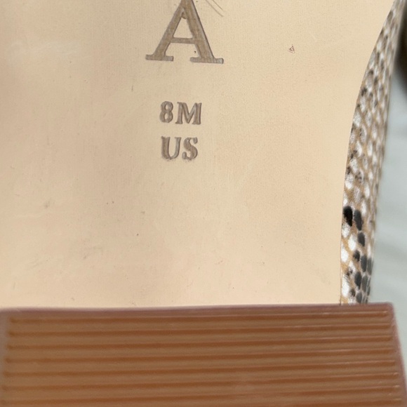 Anthropologie Marion Python Ankle Bootie Size 8 - Picture 8 of 9